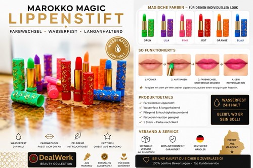 Marokko magic lippenstift - lippenstift, |